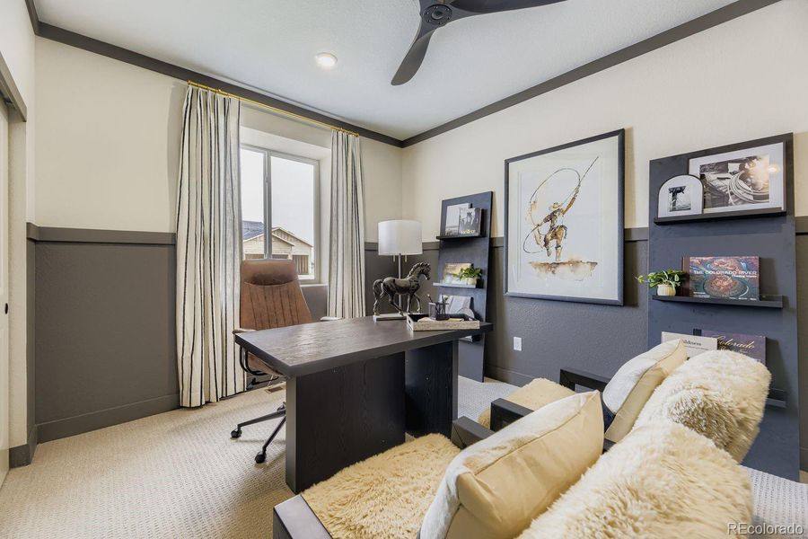 Bedroom 3 Picture of model home not actual home