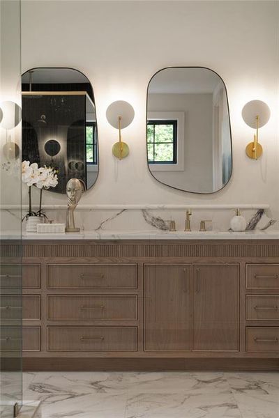 Furnished interior view inside a new home in , Roswell (Image 11).