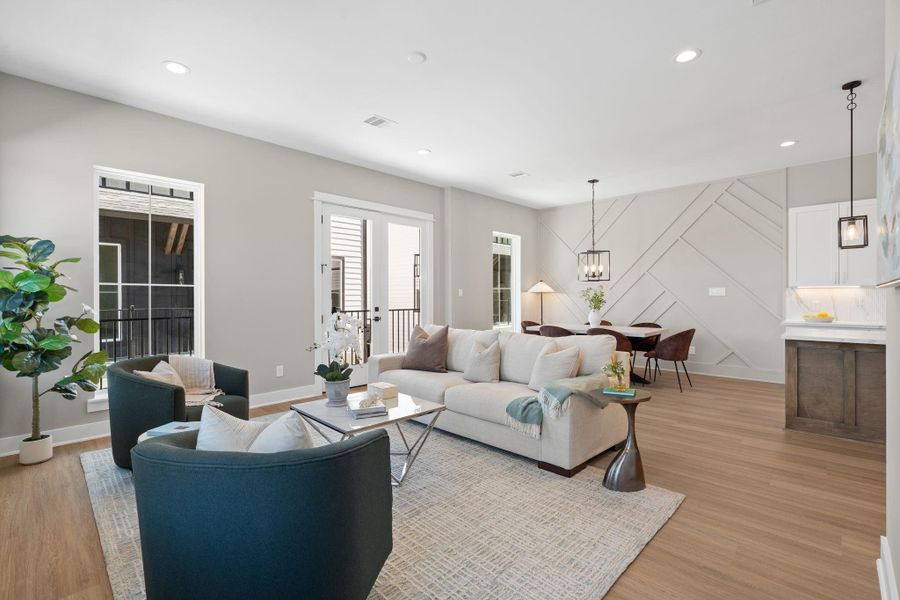 Furnished interior view inside a new home in , Houston (Image 6). Furnished interior view inside a new home in , Houston (Image 6).