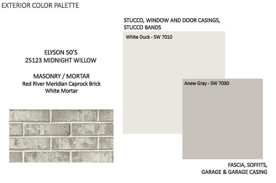 Sample of building materials used in homes in Elyson, Katy (Image 6). Sample of building materials used in homes in Elyson, Katy (Image 6).