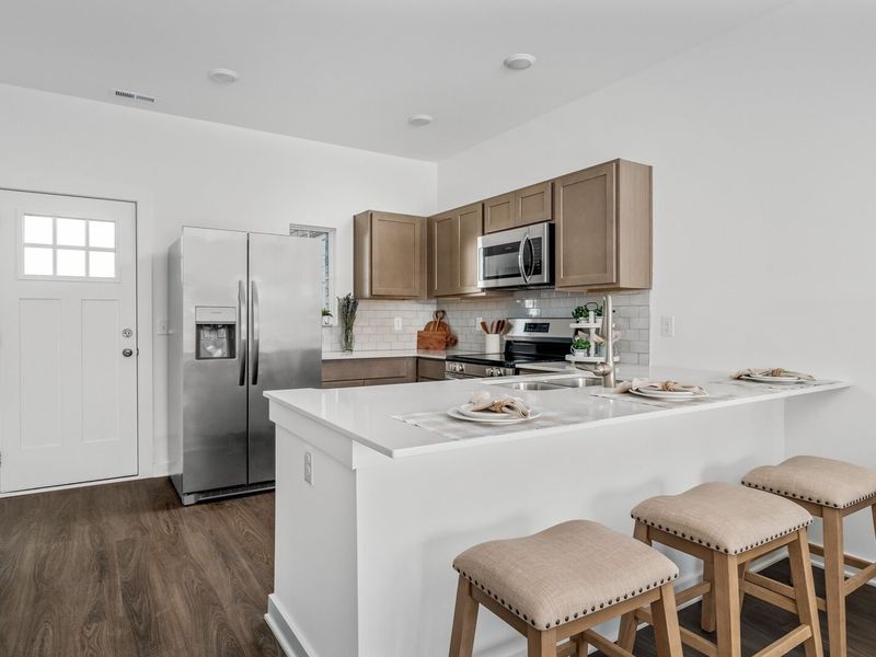 Furnished interior view inside a new home in The Towns at Red River, Gallatin (Image 10). Furnished interior view inside a new home in The Towns at Red River, Gallatin (Image 10).