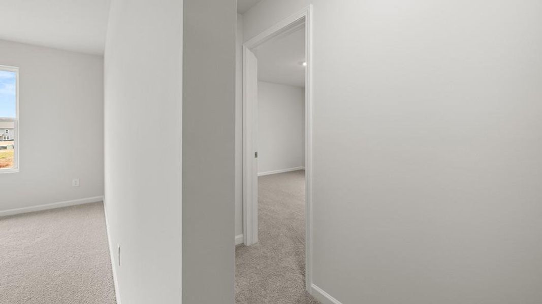 Spacious, unfurnished interior of a new home in Hamptons at Riverwood South, Dallas (Image 34).