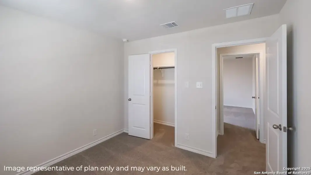 Spacious, unfurnished interior of a new home in Brookstone Creek, San Antonio (Image 22).