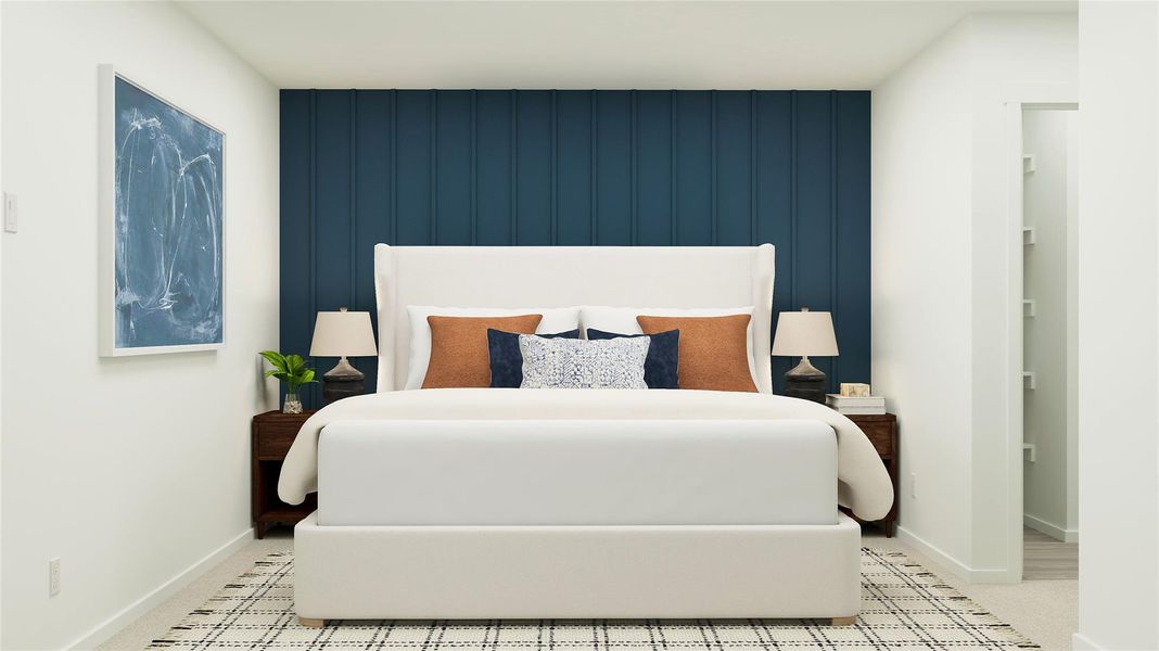 Furnished interior view inside a new home in Santa Fe Village, Cleveland (Image 8). Furnished interior view inside a new home in Santa Fe Village, Cleveland (Image 8).