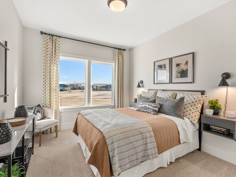 Representative furnished interior of a home built from the Riley by True Homes in Wendell Springs, Wendell (Image 16).