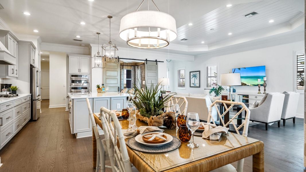 Representative furnished interior of a home built from the Bright Meadow 2 by Neal Communities in Vistera of Venice, Venice (Image 14).