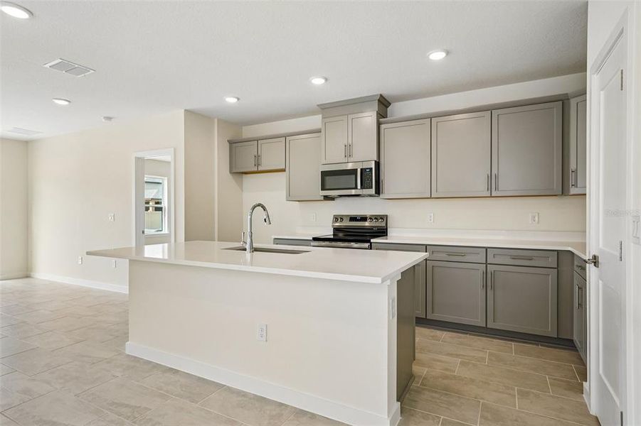 Furnished interior view inside a new home in Grasslands West, Lakeland (Image 12).
