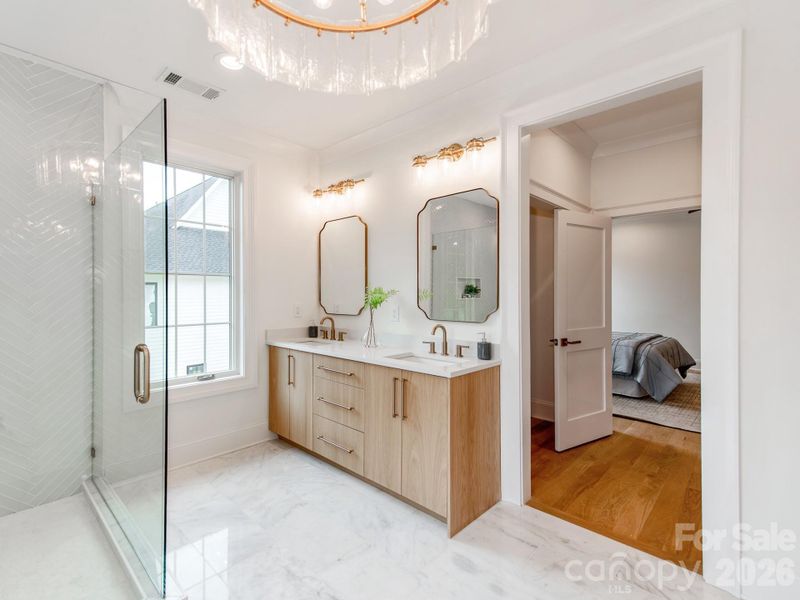 Furnished interior view inside a new home in , Charlotte (Image 36).