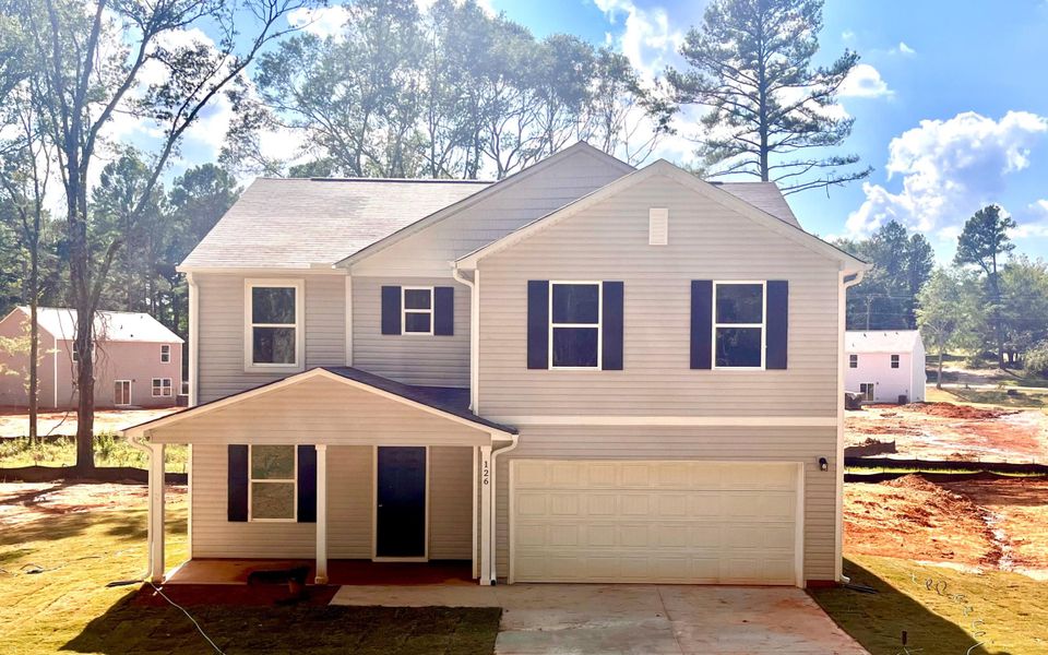 Exterior details and patio area of a home in Creekside, Anderson (Image 4). Exterior details and patio area of a home in Creekside, Anderson (Image 4).