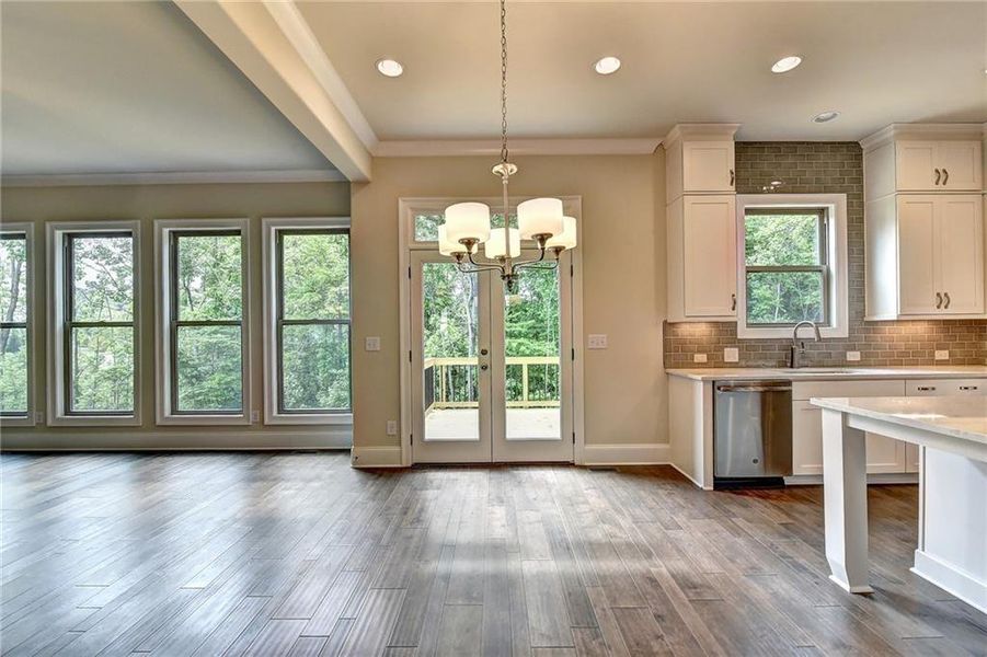 Spacious, unfurnished interior of a new home in Bellmoore Park, Duluth (Image 62).