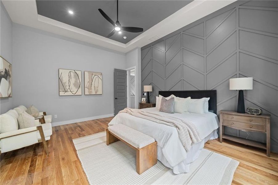 Furnished interior view inside a new home in , Alpharetta (Image 31).
