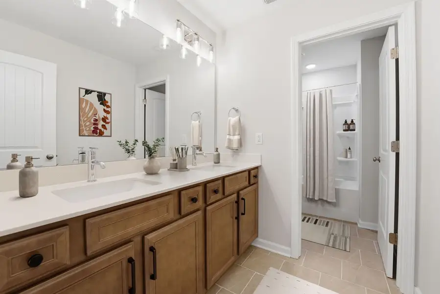 Furnished interior view inside a new home in Bell Meadows, Winnabow (Image 26).