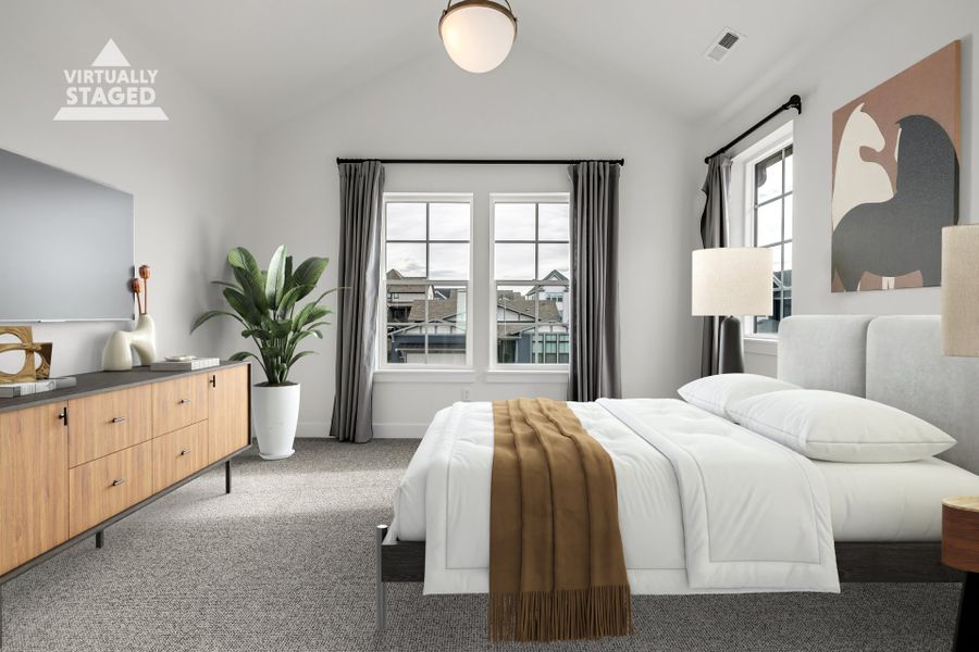 Furnished interior view inside a new home in Westerly, Erie (Image 18).