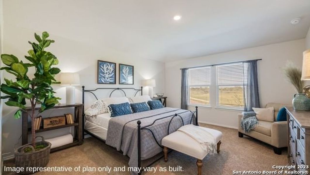 Furnished interior view inside a new home in Redbird Ranch, San Antonio (Image 16).
