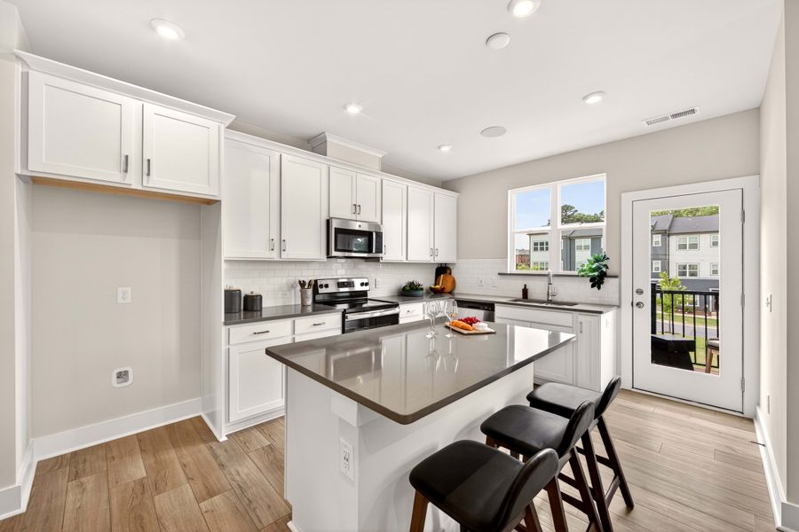 Furnished interior view inside a new home in Context at Oakhurst, Charlotte (Image 10).