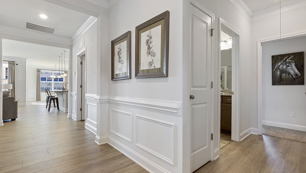 Representative furnished interior of a home built from the ROBINSON by D.R. Horton in Whitehawk Meadows, Travelers Rest (Image 13).
