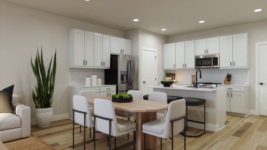 Representative furnished interior of a home built from the A by Trumark Homes in Erie Highlands, Erie (Image 4).