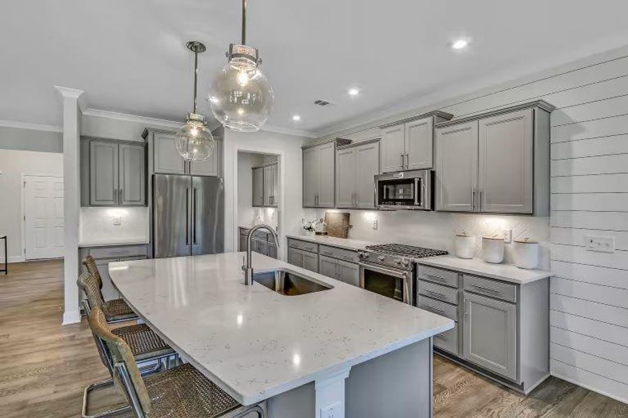 Furnished interior view inside a new home in Riversprings, Dacula (Image 3).