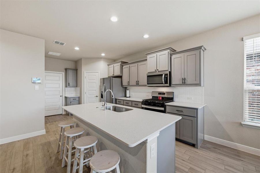 Furnished interior view inside a new home in , Cleburne (Image 6).