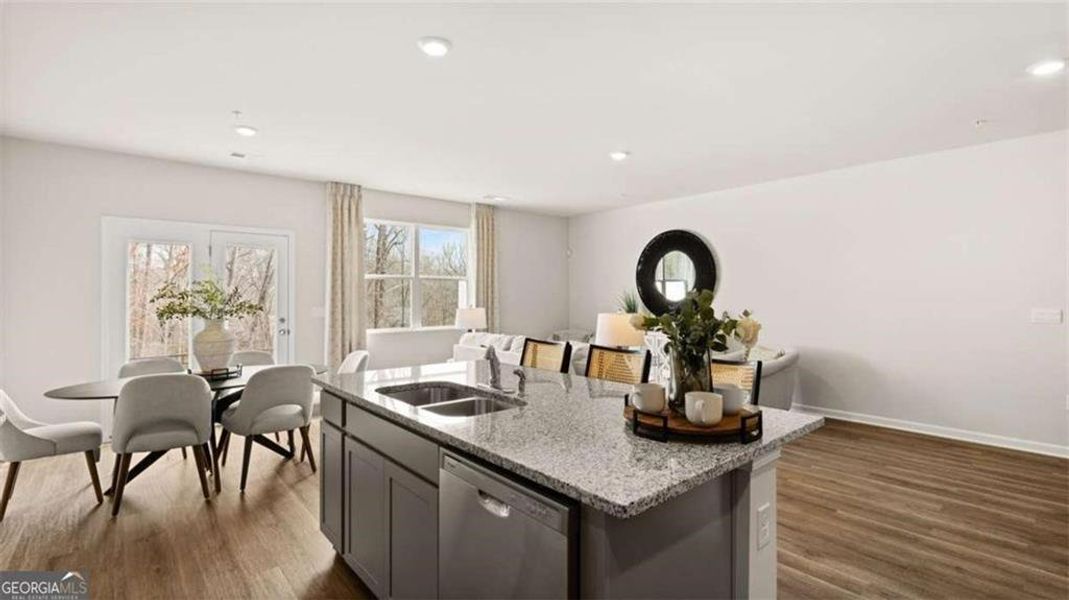 Furnished interior view inside a new home in Echo Glen, Stockbridge (Image 7).