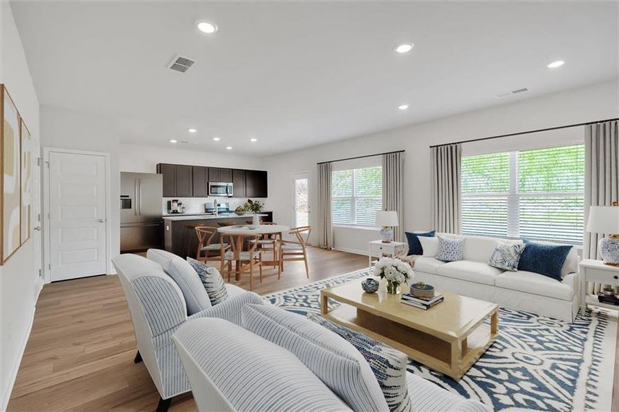 Furnished interior view inside a new home in Salacoa, Calhoun (Image 14).