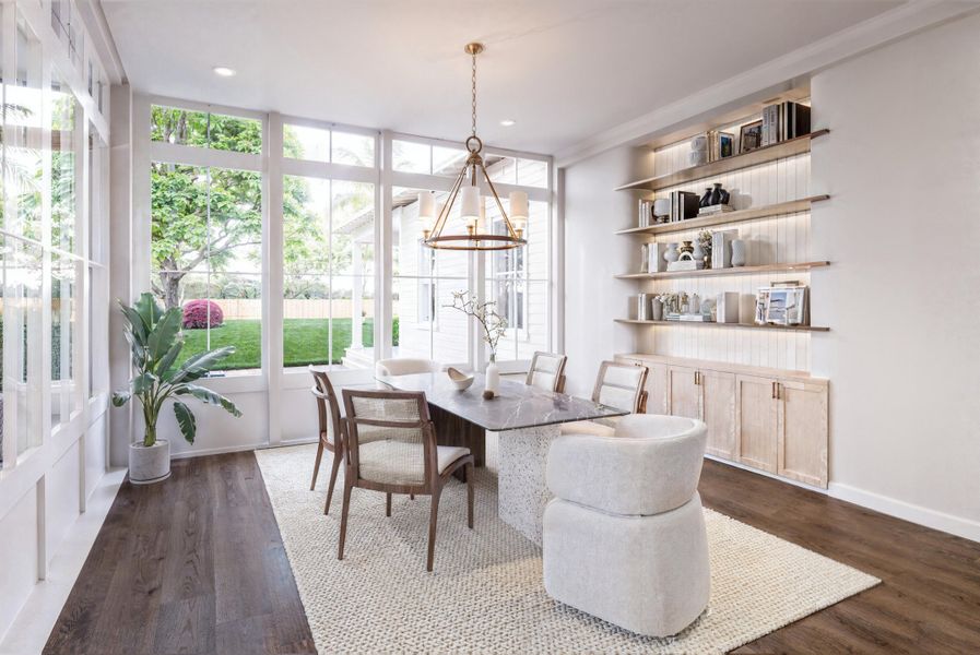 Furnished interior view inside a new home in , Mount Pleasant (Image 14).