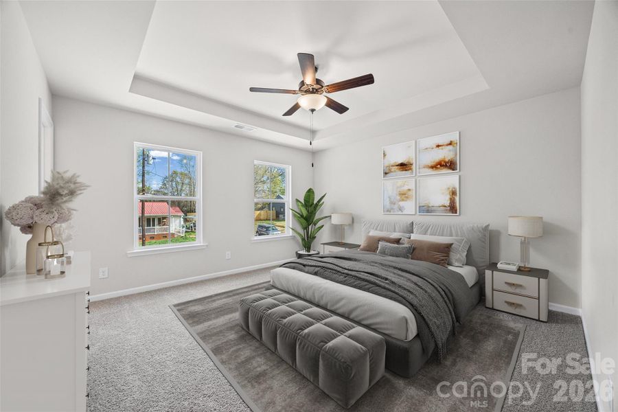 Furnished interior view inside a new home in , Belmont (Image 8).