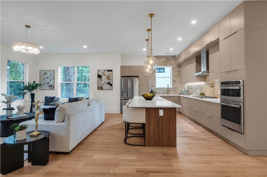 Furnished interior view inside a new home in , Decatur (Image 5).