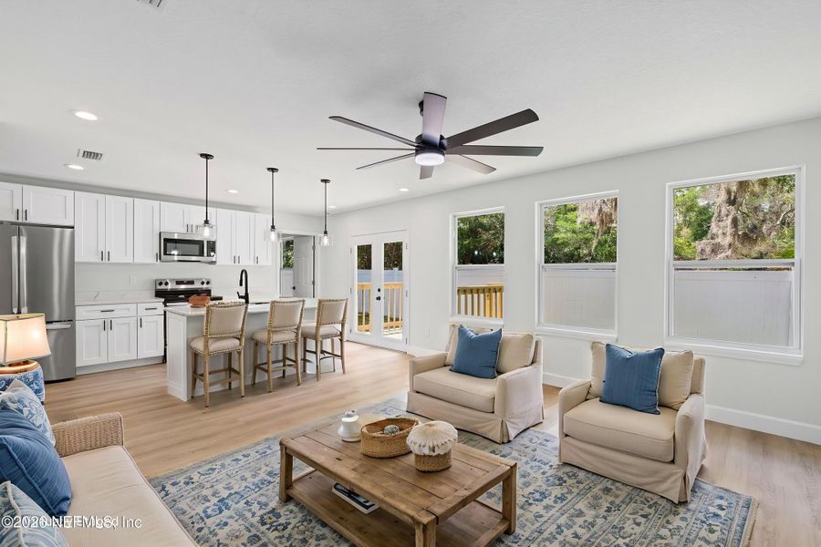 Furnished interior view inside a new home in , Jacksonville (Image 5).