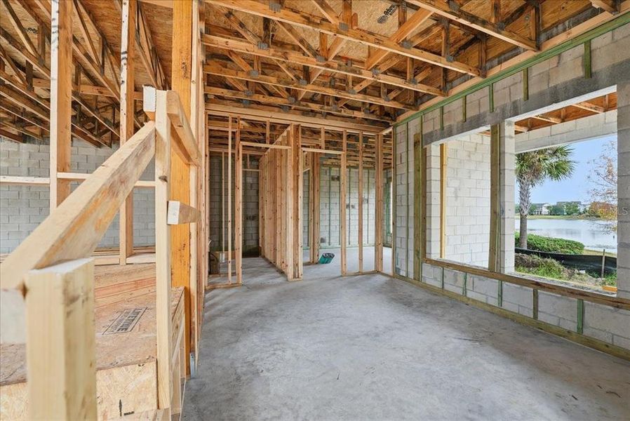 In-progress construction of a new home in , Orlando, FL (Image 39).