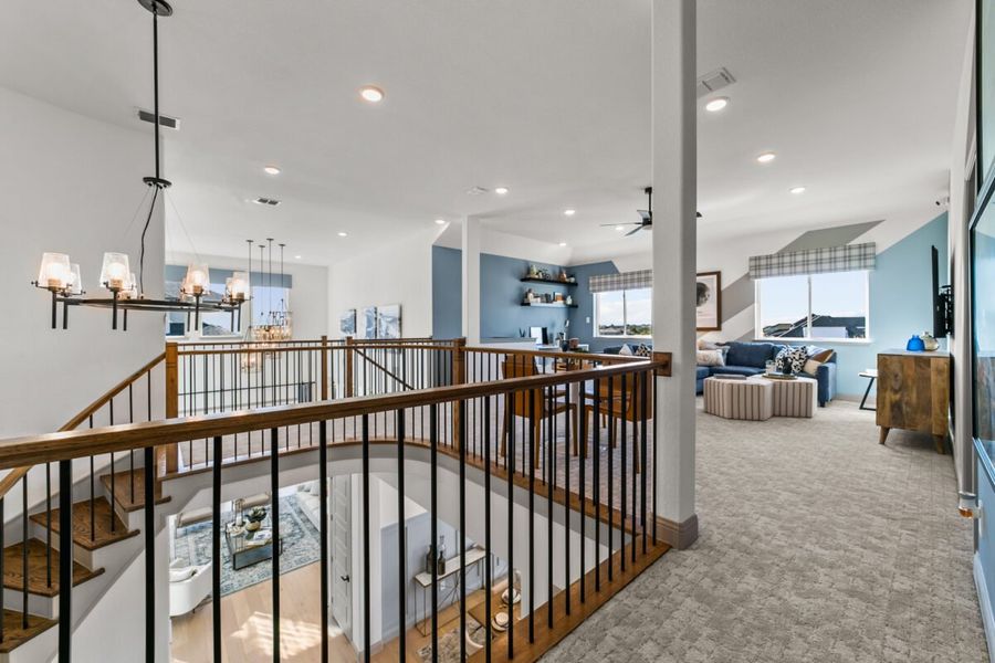 Representative furnished interior of a home built from the Diana by Landon Homes in Lexington Frisco, Frisco (Image 41).