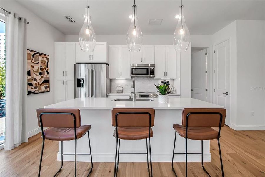 Furnished interior view inside a new home in Castille Urbana, St. Petersburg (Image 27).
