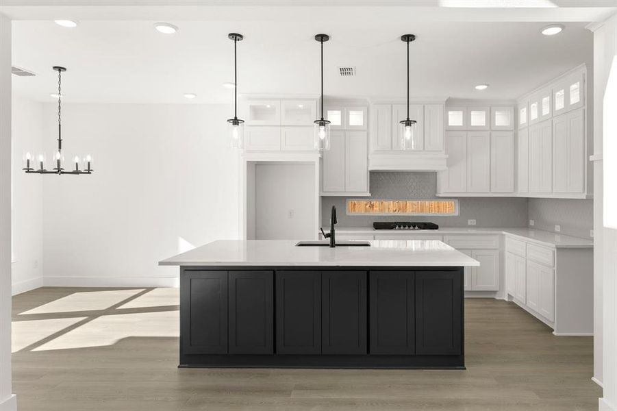 Furnished interior view inside a new home in Valencia on The Lake, Little Elm (Image 15).