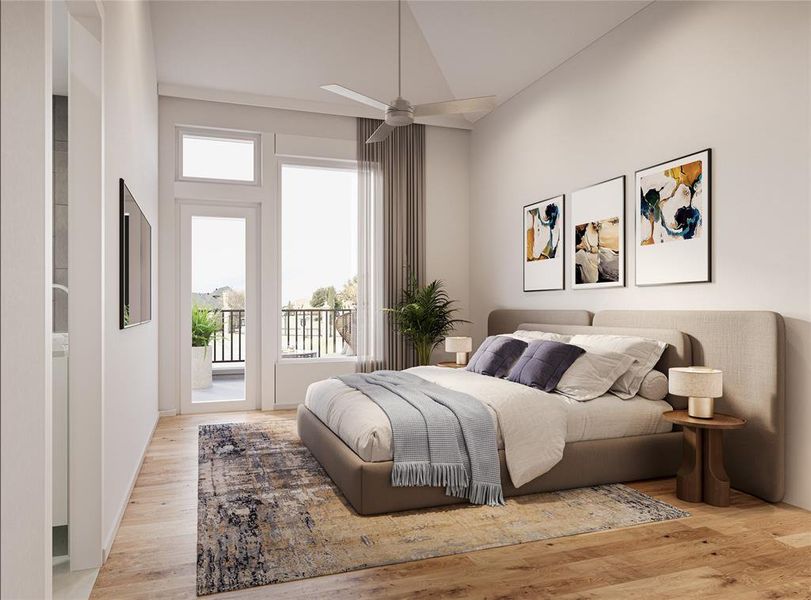 Furnished interior view inside a new home in , Frisco (Image 7).