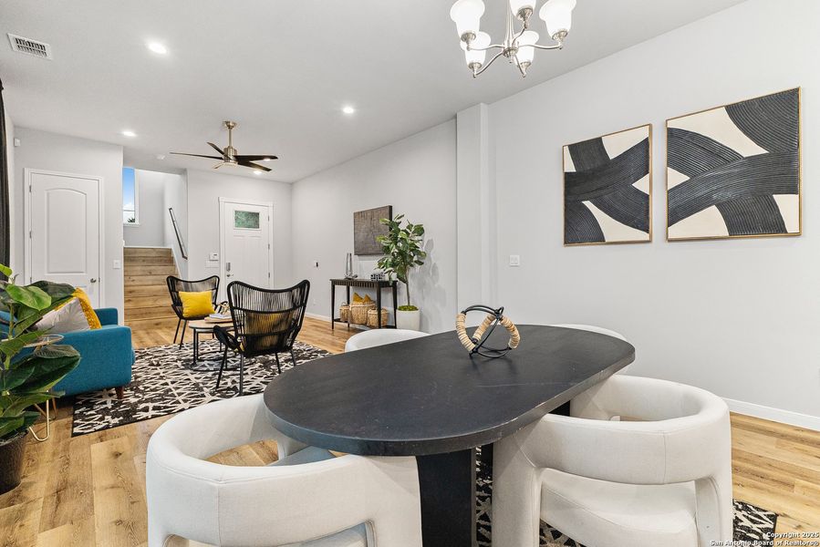 Furnished interior view inside a new home in , San Antonio (Image 17).