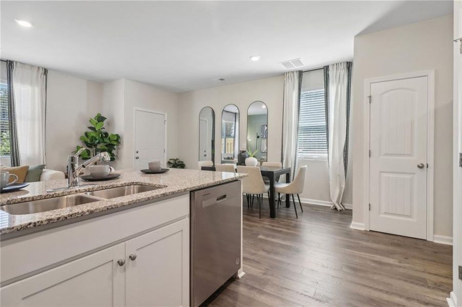 Furnished interior view inside a new home in , Atlanta (Image 20).