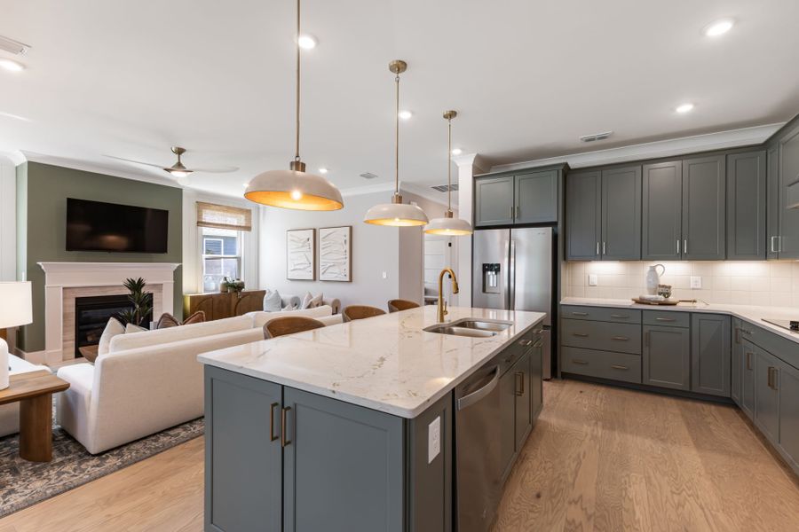 Furnished interior view inside a new home in Del Webb Ocean Isle Beach, Shallotte (Image 6).