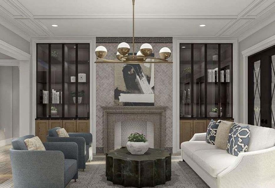 Furnished interior view inside a new home in , Fayetteville (Image 8).