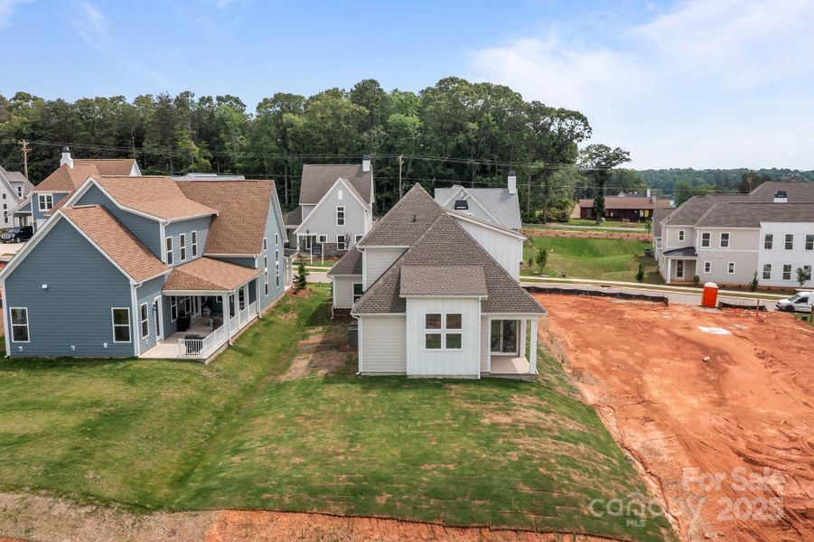Front exterior of a new home in Lakeside Pointe, Sherrills Ford, NC, highlighting curb appeal (Image 24).