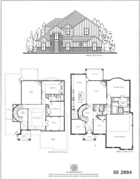 2D floor plan layout for the The Cottonwood by Sumeer Homes in Stone Henge II, Sanger, TX (Image 4). 2D floor plan layout for the The Cottonwood by Sumeer Homes in Stone Henge II, Sanger, TX (Image 4).