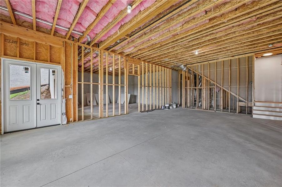 In-progress construction of a new home in , Buford, GA (Image 43).
