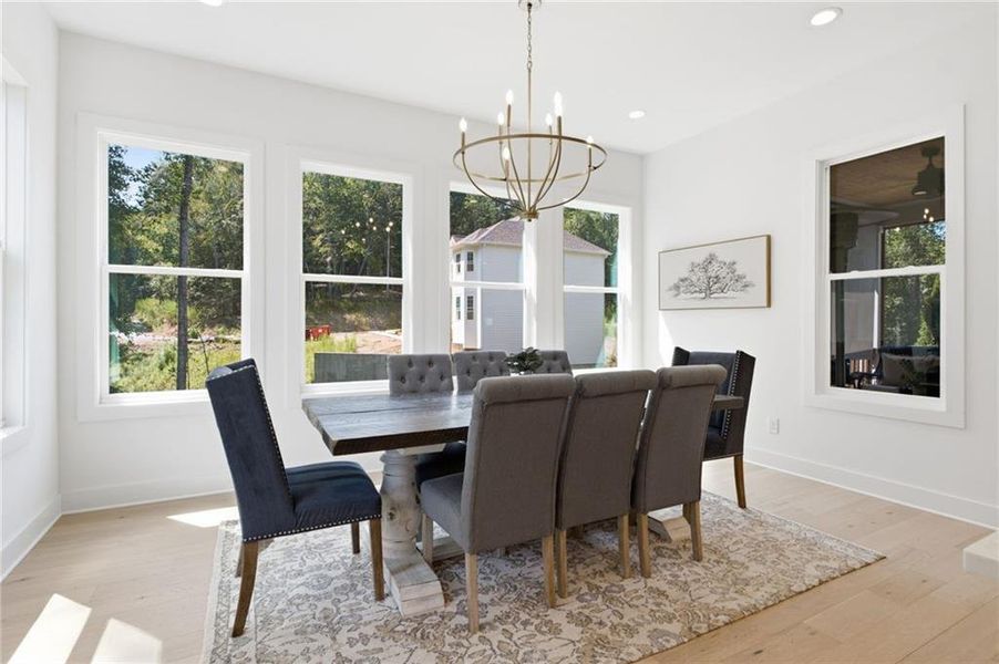 Furnished interior view inside a new home in , Cumming (Image 29).