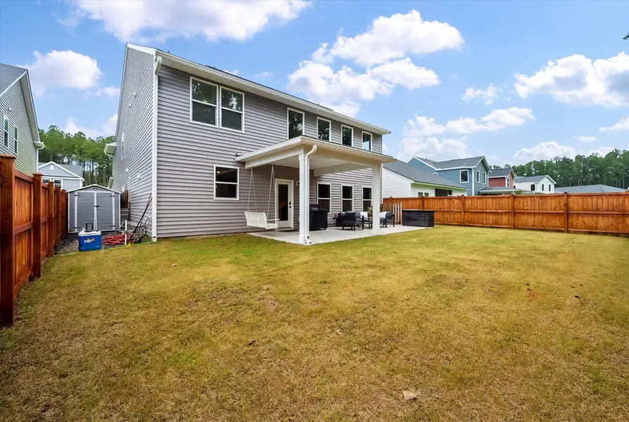 Exterior details and patio area of a home in Watson Hill, Summerville (Image 4).