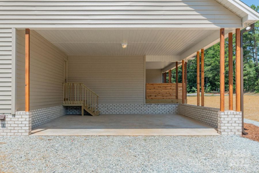 Exterior details and patio area of a home in , Linwood (Image 1). Exterior details and patio area of a home in , Linwood (Image 1).