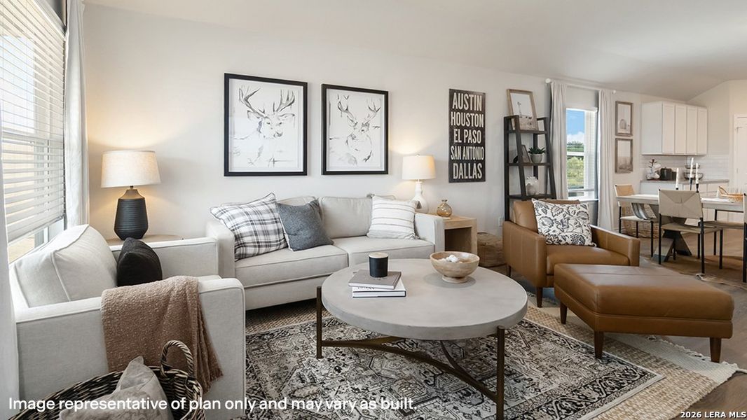 Furnished interior view inside a new home in Brookstone Creek, San Antonio (Image 11). Furnished interior view inside a new home in Brookstone Creek, San Antonio (Image 11).