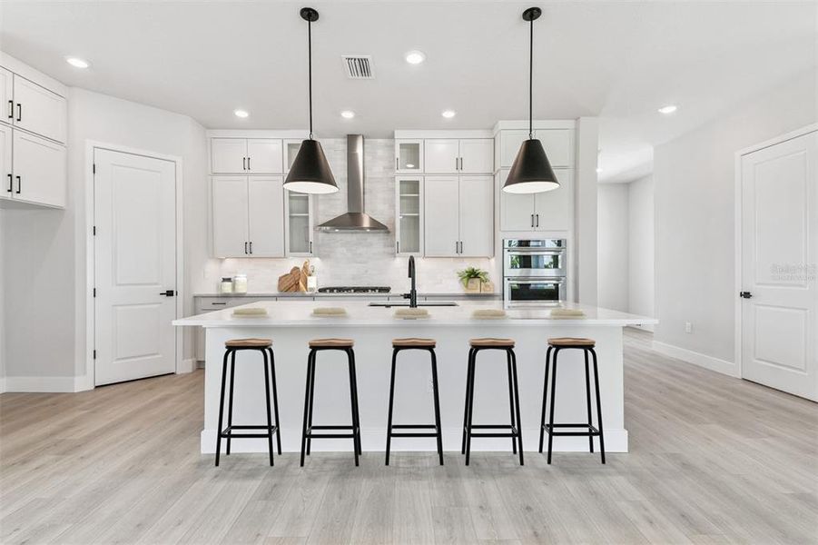 Furnished interior view inside a new home in Emerald Landing at Waterside at Lakewood Ranch – Cottage Series, Sarasota (Image 5).