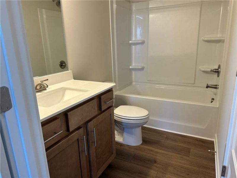 Furnished interior view inside a new home in Rosewood Lake Preserve, Hoschton (Image 6).