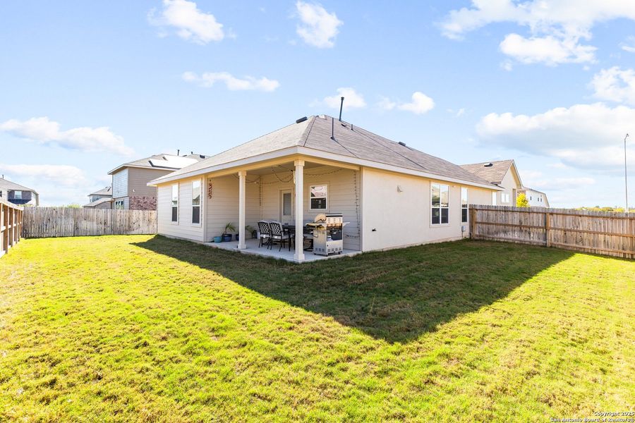 Exterior details and patio area of a home in , Cibolo (Image 22). Exterior details and patio area of a home in , Cibolo (Image 22).
