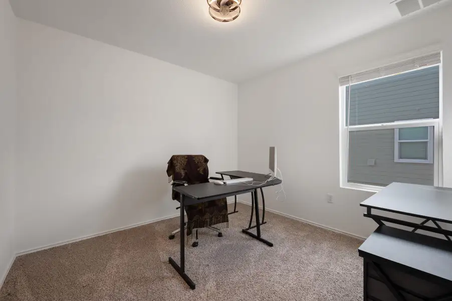 Furnished interior view inside a new home in Stoney Ridge, Del Valle (Image 6). Furnished interior view inside a new home in Stoney Ridge, Del Valle (Image 6).