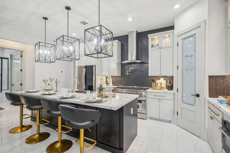 Furnished interior view inside a new home in , Houston (Image 6).